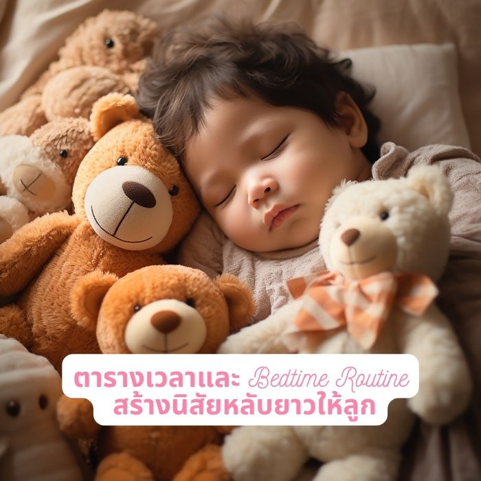 ตารางเวลาและ Bedtime Routine สร้างนิสัยหลับยาวให้ลูก